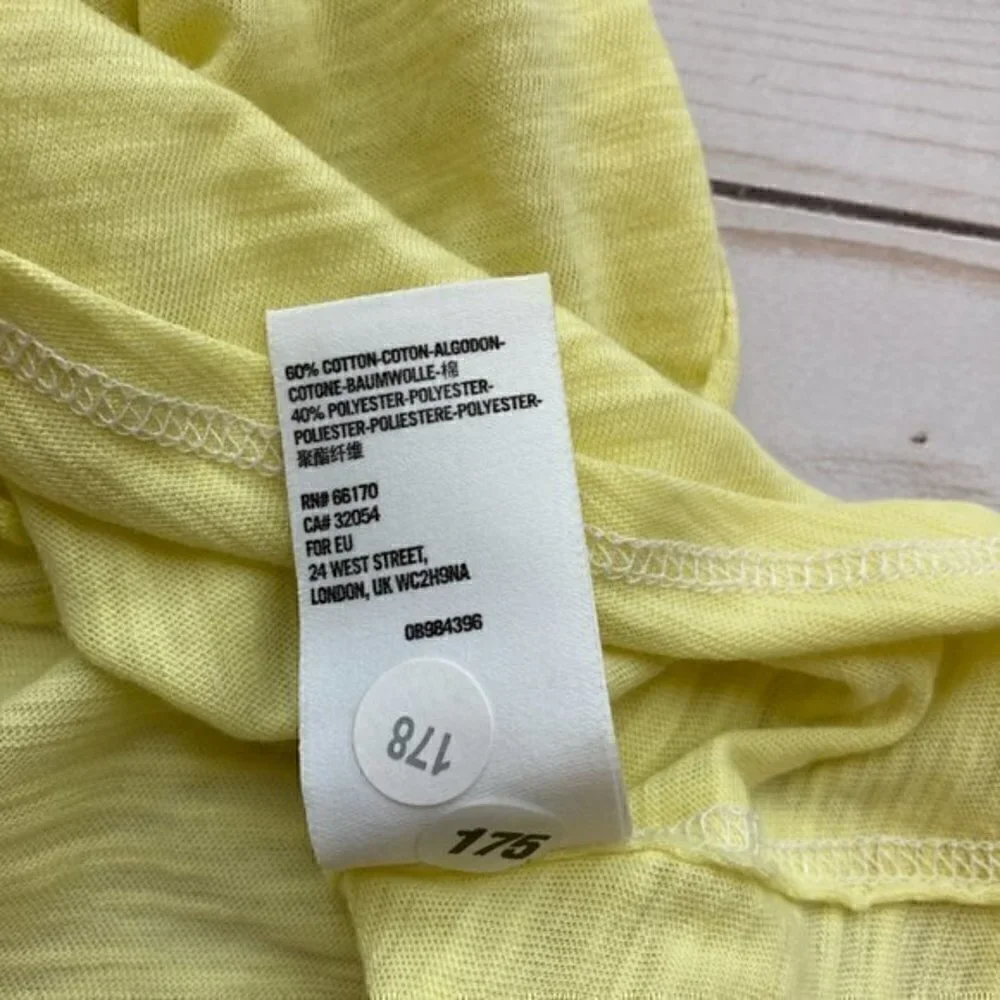 Free People Martine Electric Lemon Tank Sz XS NWT